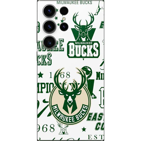 NBA Milwaukee Bucks Historic Blast New Galaxy S25 Ultra Skin